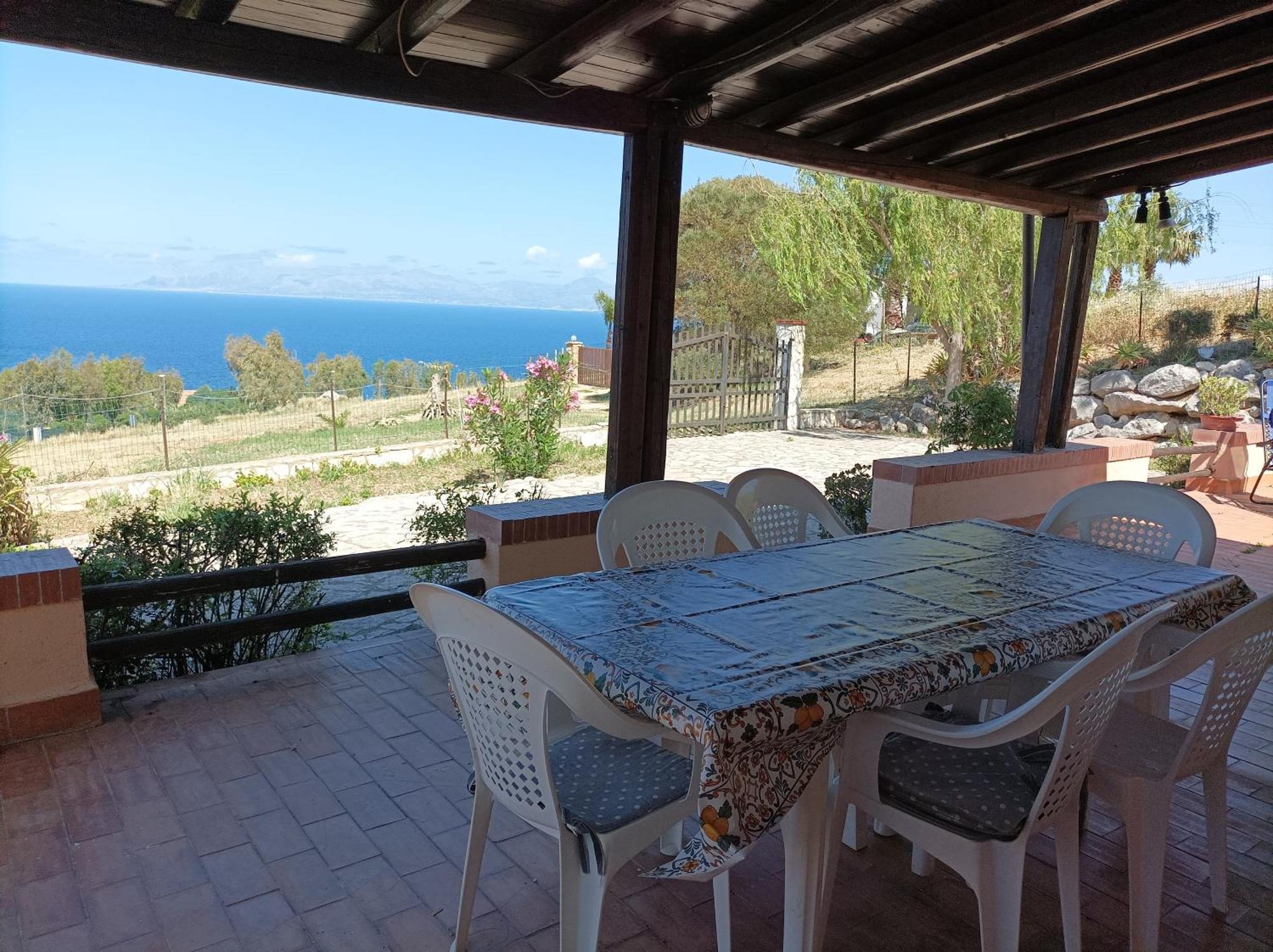 Vila La Terrazza Su Pispisa Castellammare del Golfo Exteriér fotografie