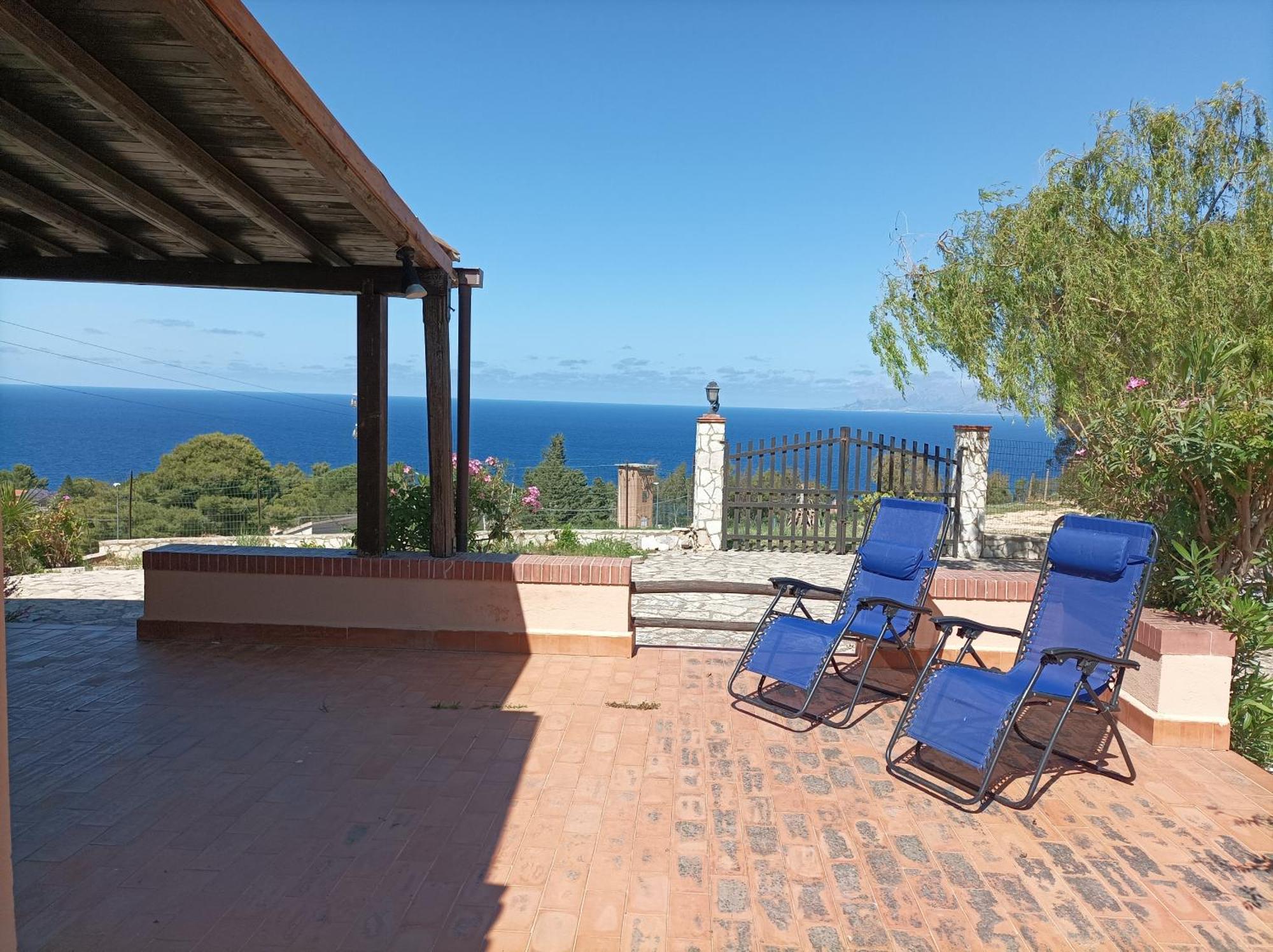 Vila La Terrazza Su Pispisa Castellammare del Golfo Exteriér fotografie